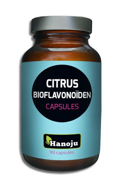 Hanoju Citrus Bioflavonoide Extrakt plus Zink und Vitamin C, 500 mg, 90 Kapseln