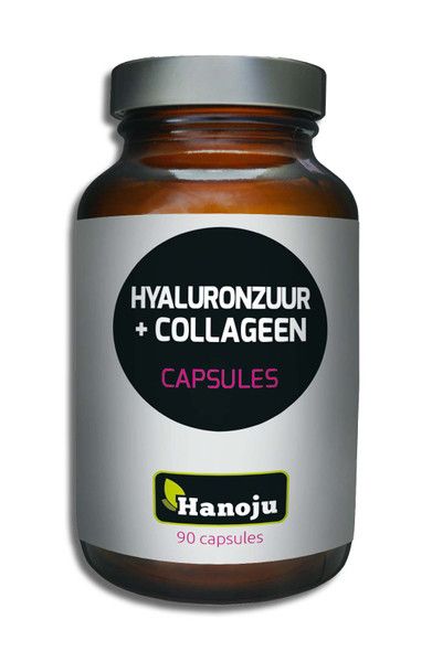 Hyaluronzuur 100 mg + Collageen 250 mg, 90 capsules
