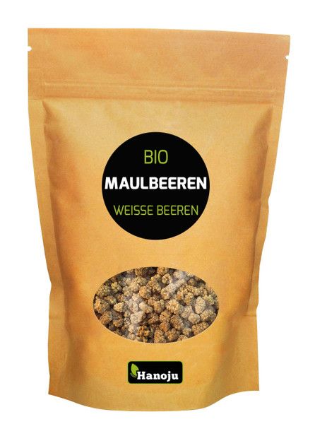 NL Weisse Bio Maulbeeren, 1000g im Paperbag