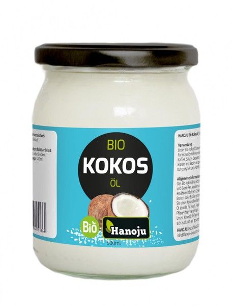Bio Kokosöl (Virgin coconut oil) 500 ml