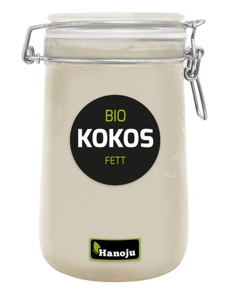 Bio Kokosöl, desodoriert 1000 ml im Bügelglas